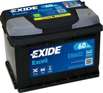 Exide EB602 - Batteria avviamento www.autoricambi360.it