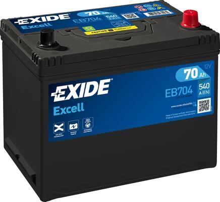 Exide EB704 - Batteria avviamento www.autoricambi360.it