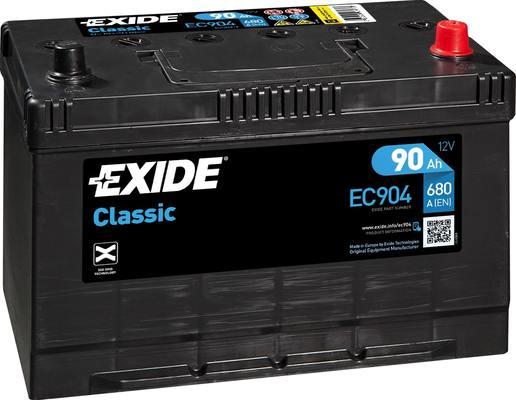 Exide EC904 - Batteria avviamento www.autoricambi360.it