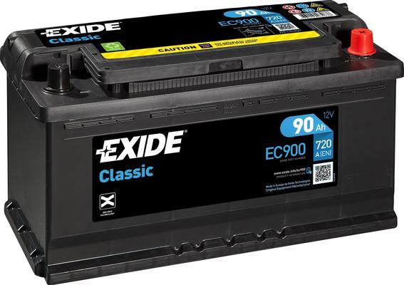 Exide EC900 - Batteria avviamento www.autoricambi360.it