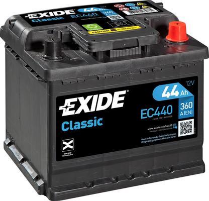 Exide EC440 - Batteria avviamento www.autoricambi360.it