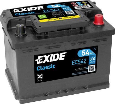 Exide EC542 - Batteria avviamento www.autoricambi360.it