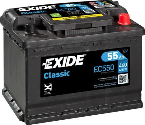 Exide EC550 - Batteria avviamento www.autoricambi360.it