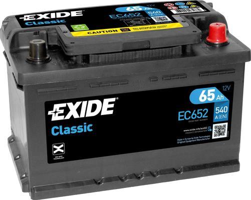Exide EC652 - Batteria avviamento www.autoricambi360.it
