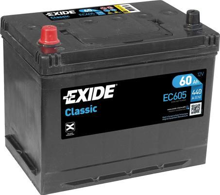 Exide EC605 - Batteria avviamento www.autoricambi360.it