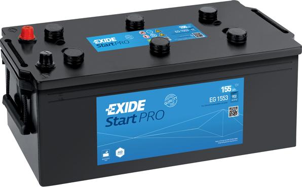 Exide EG1553 - Batteria avviamento www.autoricambi360.it