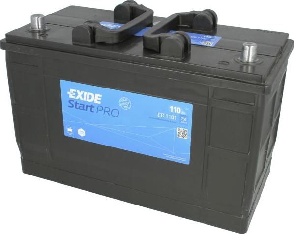Exide EG1101 - Batteria avviamento www.autoricambi360.it