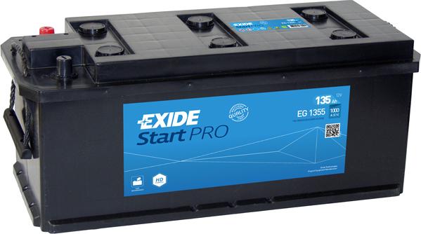 Exide EG1355 - Batteria avviamento www.autoricambi360.it