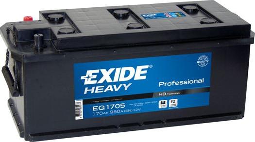 Exide EG1705 - Batteria avviamento www.autoricambi360.it