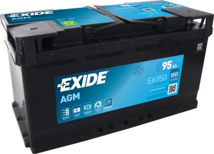 Exide EK950 - Batteria avviamento www.autoricambi360.it