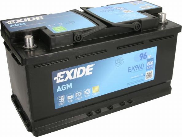 Exide EK960 - Batteria avviamento www.autoricambi360.it