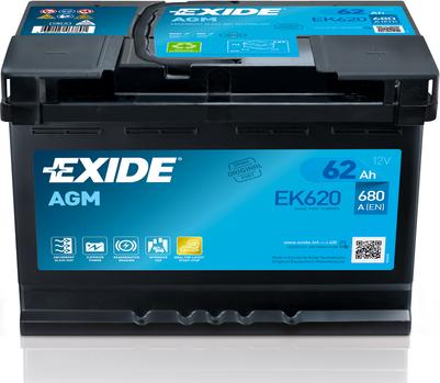 Exide EK620 - Batteria avviamento www.autoricambi360.it