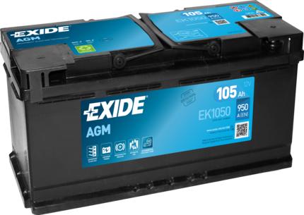 Exide EK1050 - Batteria avviamento www.autoricambi360.it