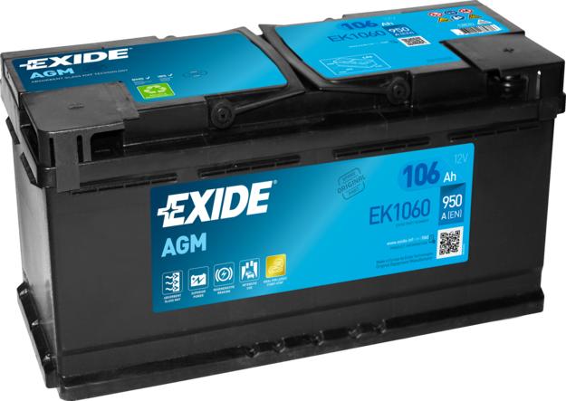 Exide EK1060 - Batteria avviamento www.autoricambi360.it