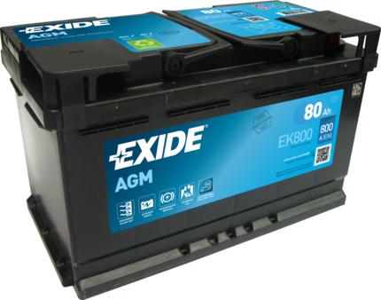 Exide EK800 - Batteria avviamento www.autoricambi360.it