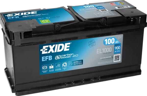 Exide EL1000 - Batteria avviamento www.autoricambi360.it