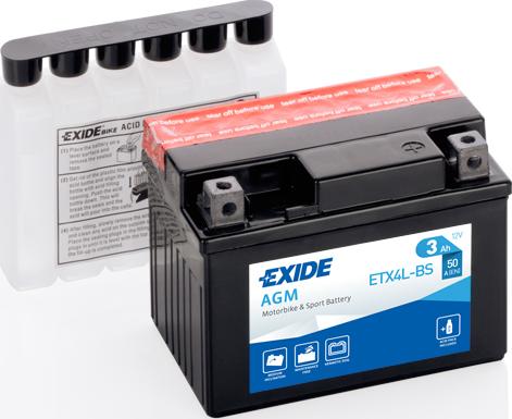 Exide ETX4L-BS - Batteria avviamento www.autoricambi360.it