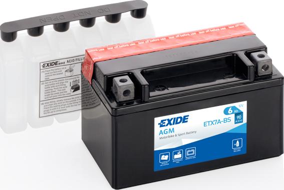Exide ETX7A-BS - Batteria avviamento www.autoricambi360.it