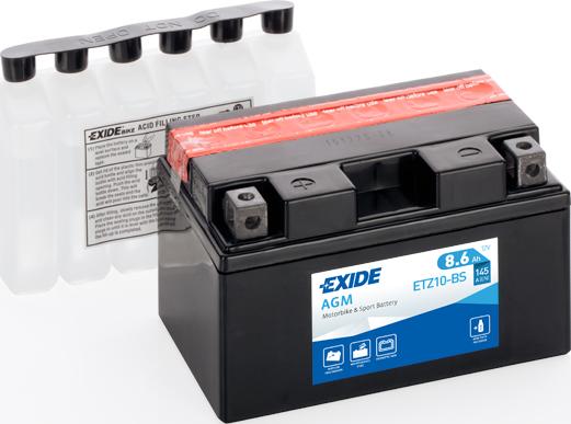 Exide ETZ10-BS - Batteria avviamento www.autoricambi360.it