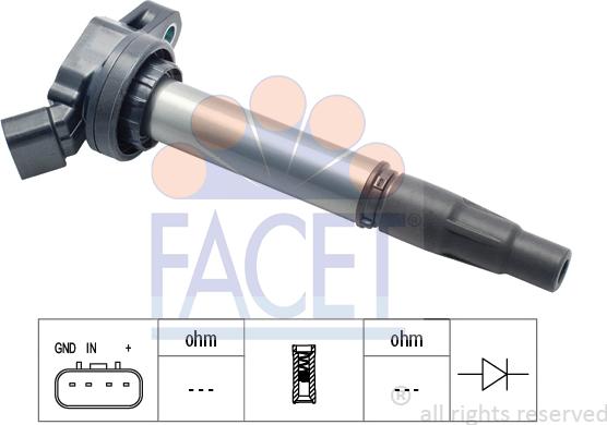 FACET 9.6436 - Bobina d'accensione www.autoricambi360.it