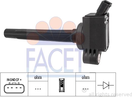 FACET 9.6545 - Bobina d'accensione www.autoricambi360.it
