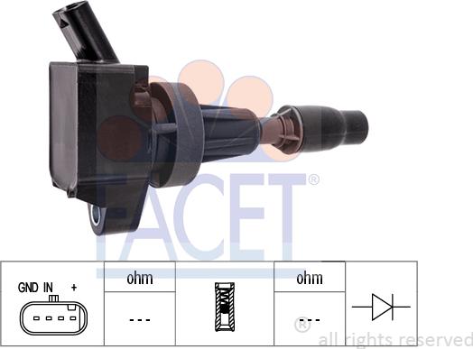 FACET 9.6546 - Bobina d'accensione www.autoricambi360.it
