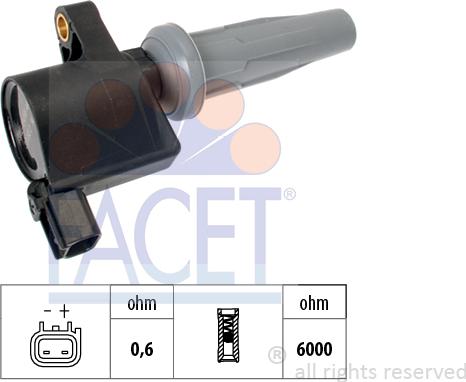 FACET 9.6540 - Bobina d'accensione www.autoricambi360.it