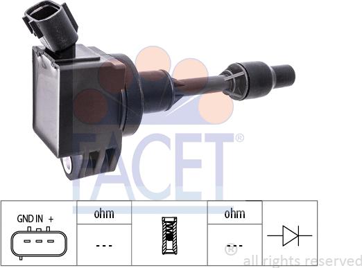FACET 9.6534 - Bobina d'accensione www.autoricambi360.it