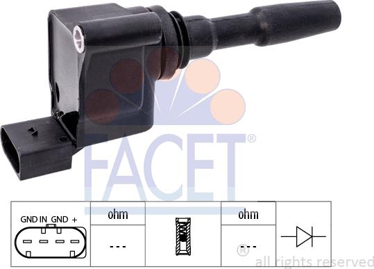 FACET 9.6535 - Bobina d'accensione www.autoricambi360.it