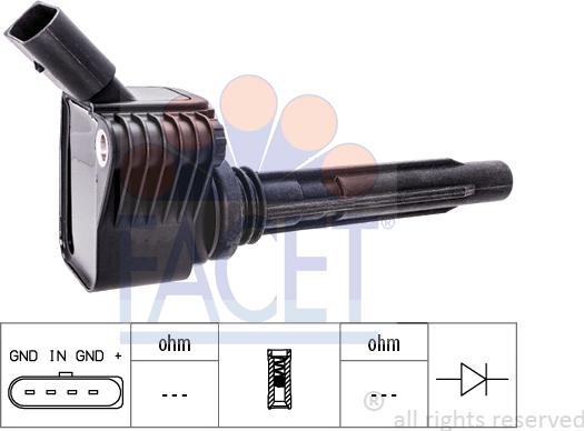 FACET 9.6530 - Bobina d'accensione www.autoricambi360.it