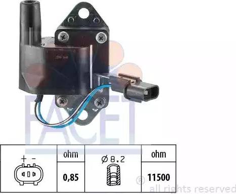 FACET 9.6184 - Bobina d'accensione www.autoricambi360.it