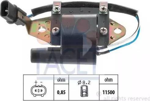 FACET 9.6183 - Bobina d'accensione www.autoricambi360.it