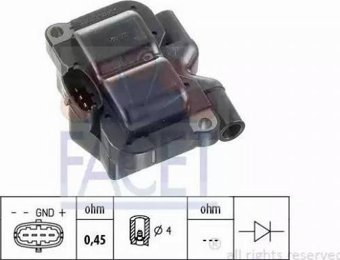 FACET 9.6314 - Bobina d'accensione www.autoricambi360.it
