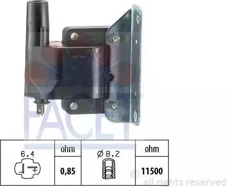 FACET 9.6244 - Bobina d'accensione www.autoricambi360.it