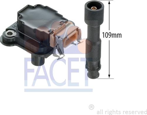 FACET 9.6254 - Bobina d'accensione www.autoricambi360.it