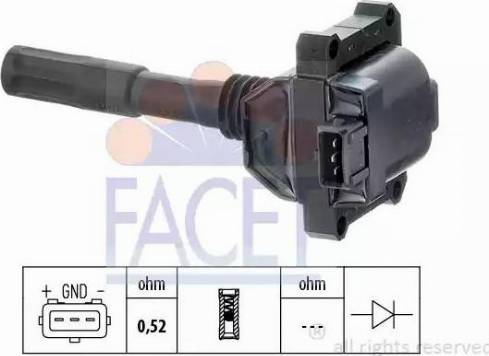 FACET 9.6213 - Bobina d'accensione www.autoricambi360.it