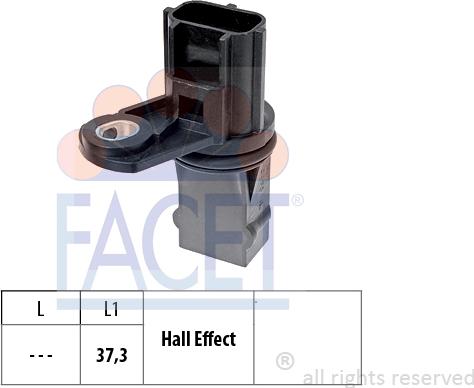FACET 9.0498 - Sensore n° giri, Cambio automatico www.autoricambi360.it