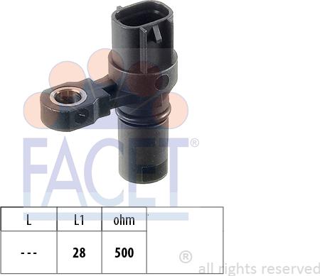 FACET 9.0441 - Sensore n° giri, Cambio automatico www.autoricambi360.it