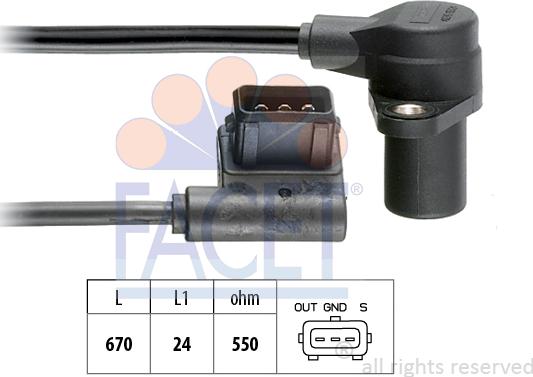 FACET 9.0485 - Generatore di impulsi, Albero a gomiti www.autoricambi360.it