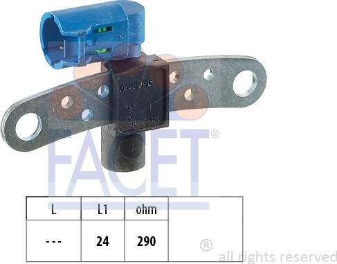 FACET 9.0540 - Generatore di impulsi, Albero a gomiti www.autoricambi360.it