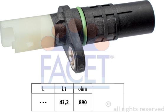 FACET 9.0555 - Generatore di impulsi, Albero a gomiti www.autoricambi360.it