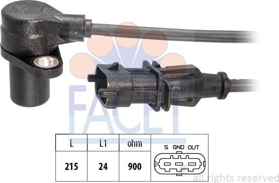 FACET 9.0513 - Generatore di impulsi, Albero a gomiti www.autoricambi360.it