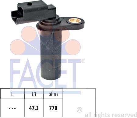 FACET 9.0538 - Generatore di impulsi, Albero a gomiti www.autoricambi360.it