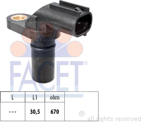 FACET 9.0522 - Generatore di impulsi, Albero a gomiti www.autoricambi360.it