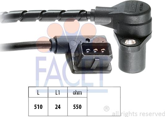 FACET 9.0065 - Generatore di impulsi, Albero a gomiti www.autoricambi360.it