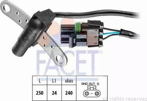 FACET 9.0013 - Generatore di impulsi, Albero a gomiti www.autoricambi360.it