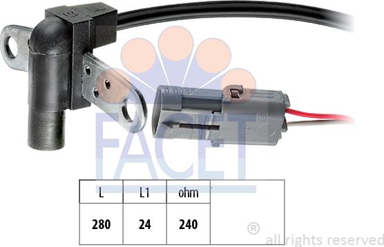FACET 9.0023 - Generatore di impulsi, Albero a gomiti www.autoricambi360.it
