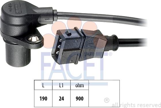 FACET 9.0180 - Generatore di impulsi, Albero a gomiti www.autoricambi360.it