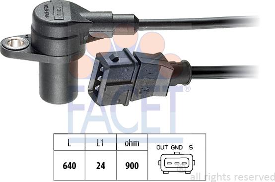 FACET 9.0132 - Generatore di impulsi, Albero a gomiti www.autoricambi360.it