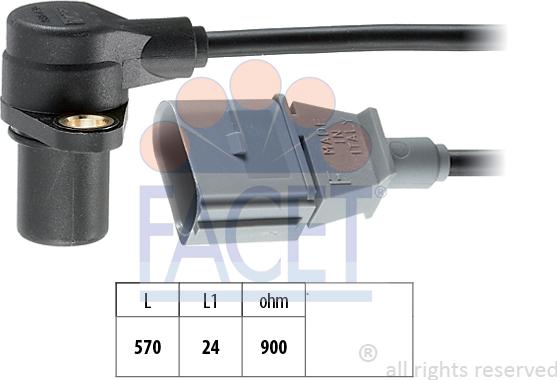 FACET 9.0172 - Generatore di impulsi, Albero a gomiti www.autoricambi360.it